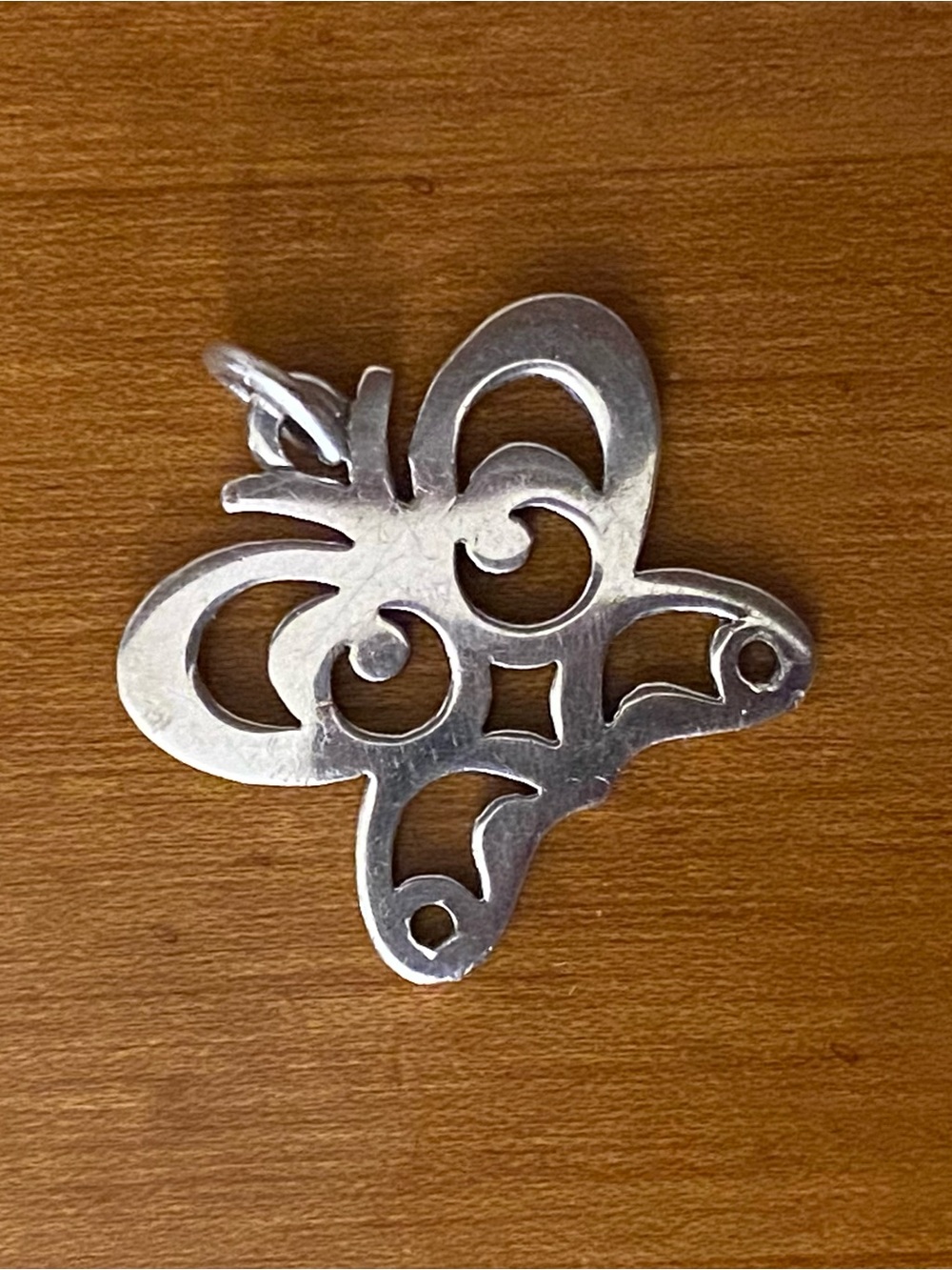 James Avery Sterling Silver Butterfly Charm Pendant